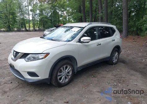 2016 Nissan Rogue Sv из США, поврежденный, VIN KNMAT2MV7GP717977